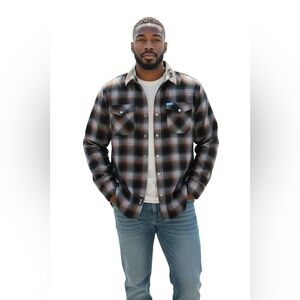 DIXXON PATINA flannel plaid shirt
